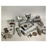 Variety of Vintage Meat Grinders
