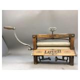 Lovell Wood Clothes Wringer