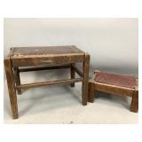 Two Wooden Stools