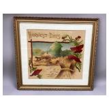 Harvest Days Stiched Framed Art