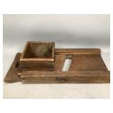 Primitive Wooden Cabbage Slicer