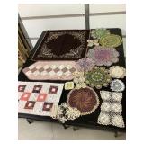Assorted Table Runners and Doilies
