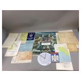 Service in the World War, maps, & More