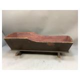 Primitive Doll Rocking Cradle