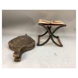 Antique Victorian Style Folding Seat & More