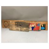 Wooden antique Signs