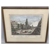 Framed Artwork of London Stock Exchange