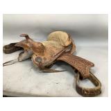 Vintage Leather Saddle