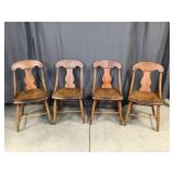 Primitive Plank Bottom Chairs