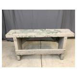 Painted Water Bench