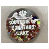 Souvenir of Conneaut Lake Paper Weight