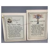 The Star Spangled Banner & Chaucer Posters