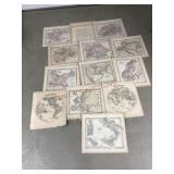 Assortment Of Vintage Maps