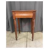 Early Wooden 1 Drawer Stand