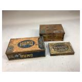 Early Tin Cigar Boxes