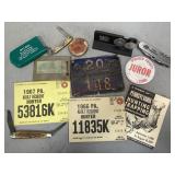 Antique Pennsylvania Hunting and Fishing Licenses