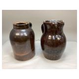 Stoneware Pitcher & Crock