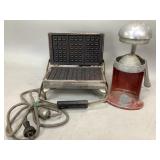 1900ï¿½s Westing House Waffle Iron & Juice-O-Mat