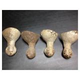 Four Cast Iron Tub Feet