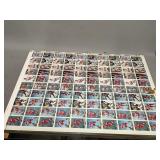 Two Sheets Uncut Hockey Cards
