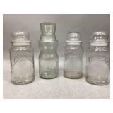 Vintage Smuckers/Planters Peanut Glass Jars