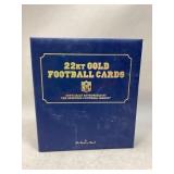 Danbury Mint 22Kt Gold NFL Football Cards