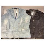 Two New 3XL Button Up Denim Jackets