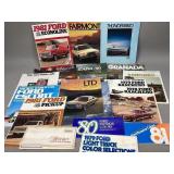 Miscellaneous Vintage Ford Sales Brochures
