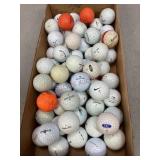 Assortment of Used Golf Balls