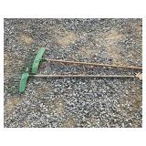 Two Metal Rakes