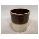 Two Tone Stoneware Crock