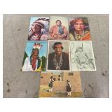Vintage Photos of Native Americans on Post Cards
