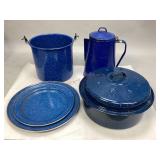 Assorted Vintage Enamelware