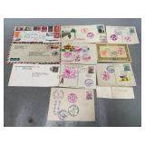 Foreign Post Cards and Stamps