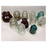Vintage Ceramic & Glass Electrical Insulators