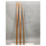 Three Vintage Yardsticks