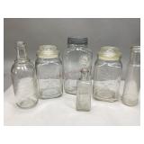 Miscellaneous Vintage Glass Jars, Canisters & More