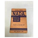 Vintage NADA Used Car Guide February 1962