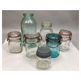 Miscellaneous Vintage Glass Jars