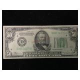 Series 1934 Fifty Dollar Bill
