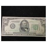 Series 1934 A Fifty Dollar Bill