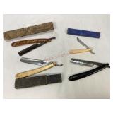 Assorted Vintage Straight Edge Razors
