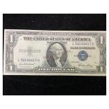 Series 1935 E Silver Certificate One Dollar Bill