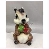 Vintage Plaster/Chalkware Squirrel Bank