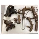 Collection of Vintage Metal Animal Traps