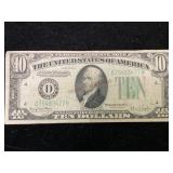 Series 1934 D Ten Dollar Bill