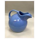 Vintage Hall Pottery Ceramic Tilted Pitcher