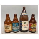 Vintage Brown Beer Bottles