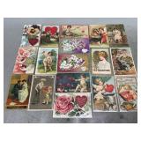 Vintage Valentines Day Postcards Cards