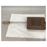 Rusty Vintage Campfire Popcorn Popper